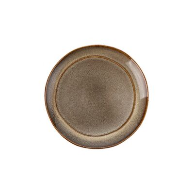 Talerz deserowy Bergen 20 cm brązowy