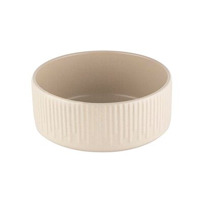 Salaterka Gredis zdobiona 14 cm kremowy