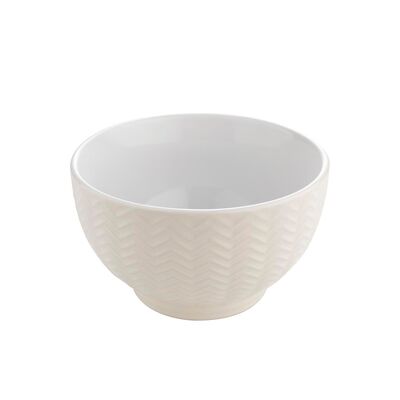 Salaterka Basima 14 cm sweterkowa kremowy