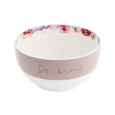 Salaterka Bratki 13 cm różowy