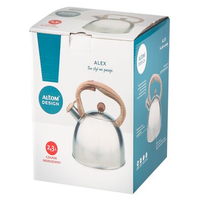 Czajnik nierdzewny Alex 2,3 l srebrny