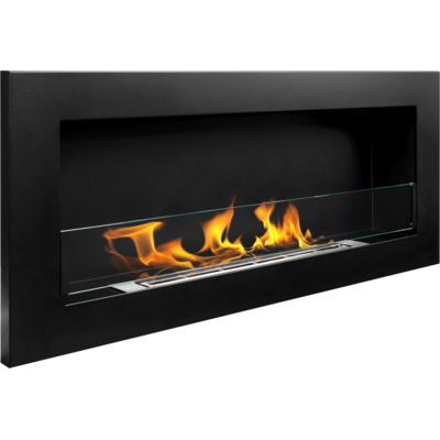 Opinie o Biokominek 900 x 400 mm Slim czarny mat z szybą