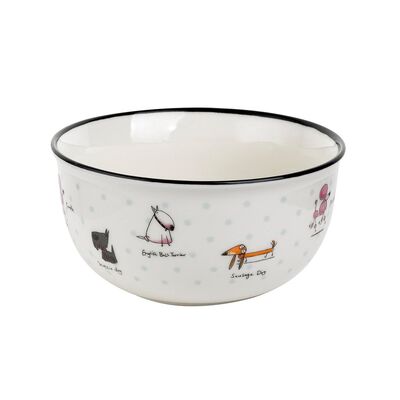 Salaterka Puppy pieski 14 cm wielokolorowy