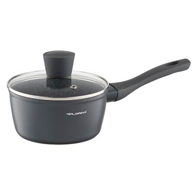 Rondel amuliniowy z pokrywką Savoy 16 cm 1300 ml czarny