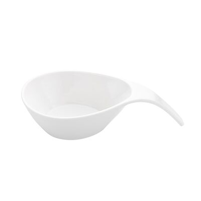 Salaterka z uchwytem Alta 24 x 12 cm biały