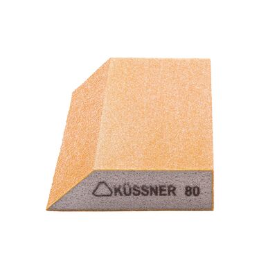 Kostka ścierna Soft 125 x 90 x 25 mm elektrokorund szlachetny granulacja P240 Küssner