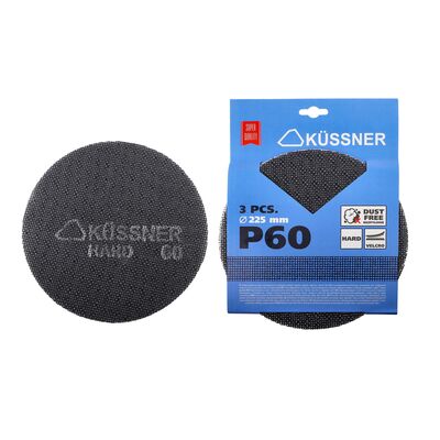 Siatka ścierna rzep 225mm P60 3 sztuki