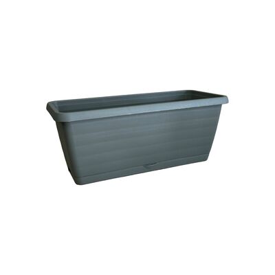 Skrzynka balkonowa Toledo 60 cm z podstawkiem szary