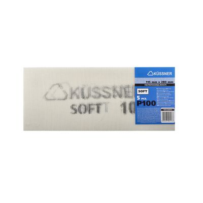 Siatka ścierna SOFT 280 x 115 mm P100 5 sztuk