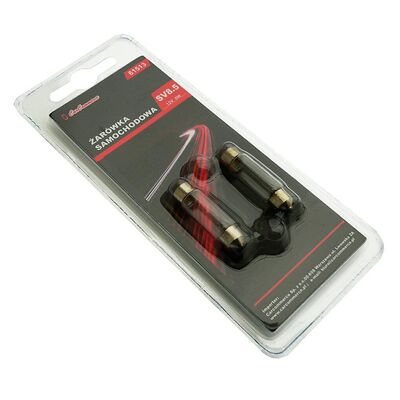Żarówka 12 V 10 W SV8.5 rurki 2 sztuki BLISTER