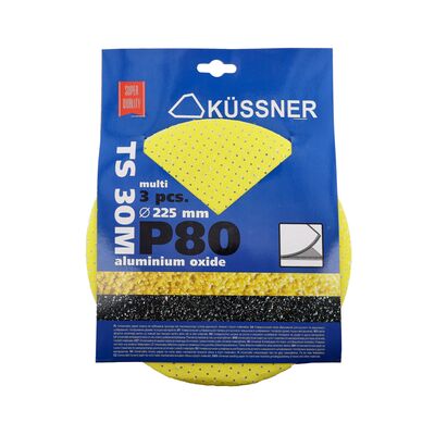 Tarcza ścierna P80 multiotwory 225 mm 3 sztuka TS30M żółta