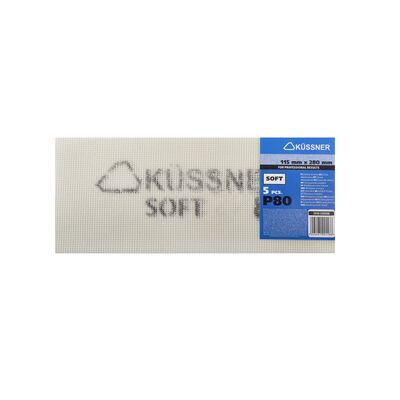 Siatka ścierna SOFT 280 x 115 mm P80 5 sztuk