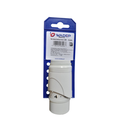 Głowica termostatyczna lux biała