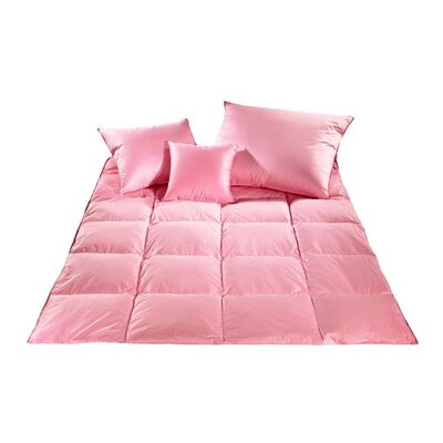 Kołdra eko pierze 220 x 200 różowy