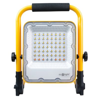Naświetlacz LED ładowalny IP65 30 W 1000 lm 4000 K żółty