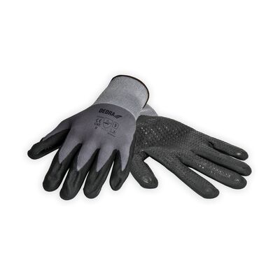 Rękawice ochronne nitrylowe nakrapiane 9 BH1006R09 DEDRA