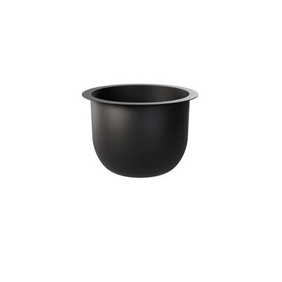 Osłonka wkład do kwietnika Standy 24 cm czarny