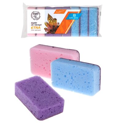Gąbki do naczyń Etna 8 sztuk