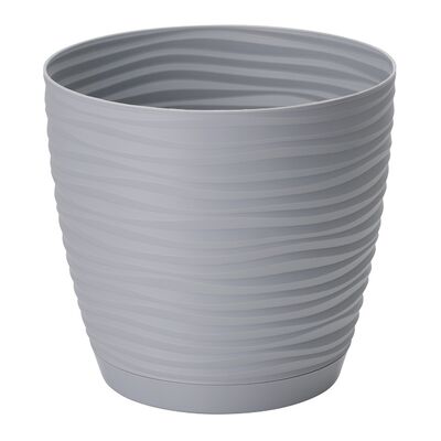 Donica Sahara Petit z podstawką 19 cm platynowy