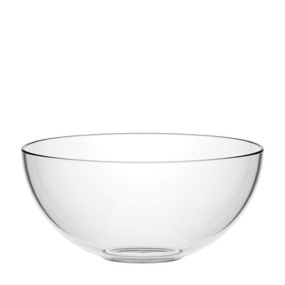 Miska szklana 20,5 cm transparentny