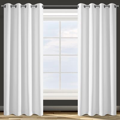 Zasłona gotowa na przelotkach PARISA 250 x 135 cm biały