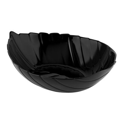 Salaterka Nocturn liść 27,5 x 22,5 cm czarny