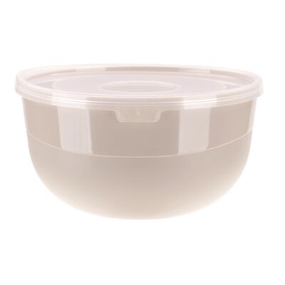 Miseczka 1,2 l z pokrywką beżowy
