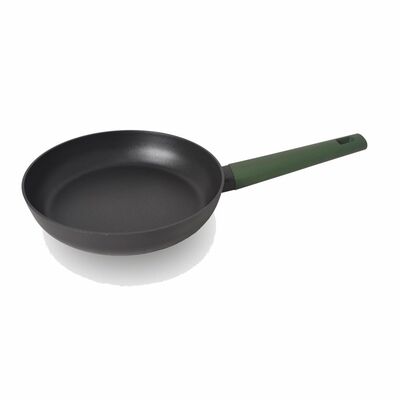 Patelnia Sycylia 28 cm z zielonym uchwytem