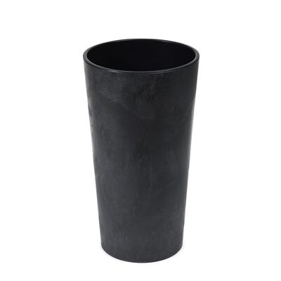 Donica Lilia Eco Recycled 25 cm beton czarny