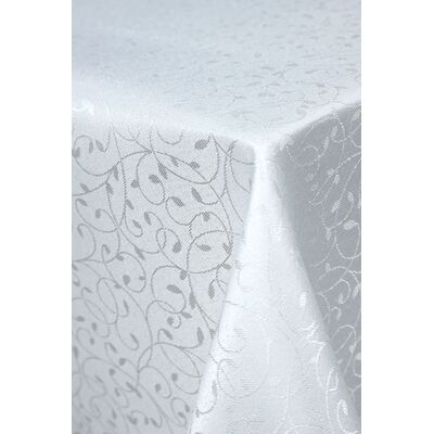 Obrus żakardowy 100 x 150 cm biały