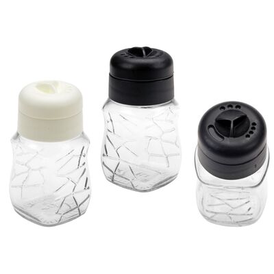 Przyprawnik szklany 10 x 5 cm mix kolorów