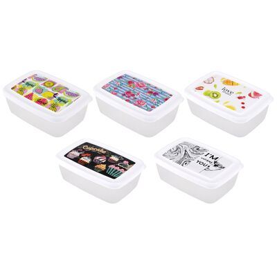 Pojemnik do żywności Wyspa Okazji 850 ml mix kolorów