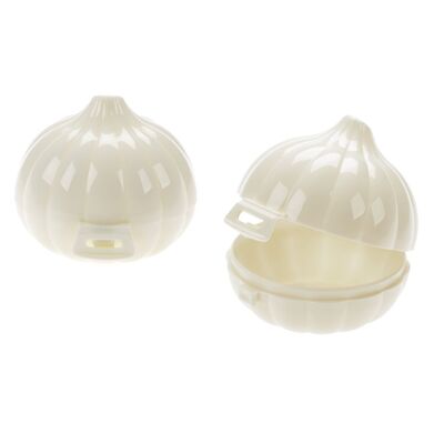 Pojemnik na czosnek Wyspa Okazji kremowy