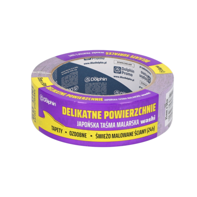 Taśma malarska Washi delikatne powierzchnie 35 mm x 50 m