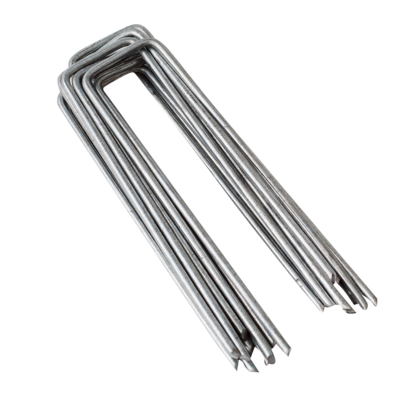 Szpilki ogrodnicze U 120 x 25,4 x 3 mm 20 sztuk srebrne