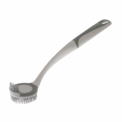 Szczotka silikonowa z uchwytem do mycia naczyć 28 cm Brilliant Pucuś