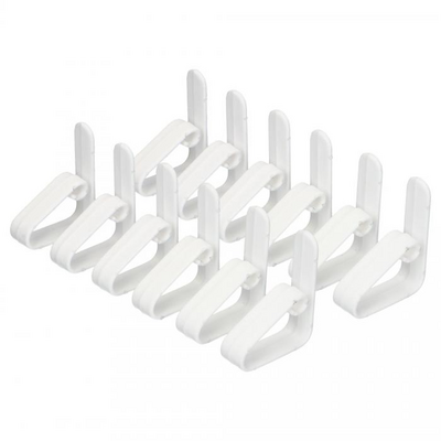 Klipsy do obrusów 12 sztuk biały