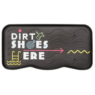 Ociekacz na buty z nadrukiem Shoes Here! Boot Tray 38 x 75 cm wielokolorowy