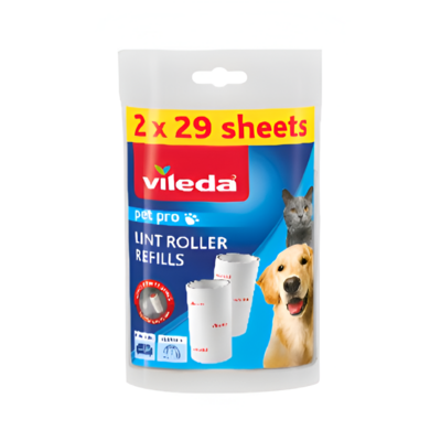 Wkłady do usuwania sierści, włosów i drobinek brudu Pet Pro 2 sztuki Vileda