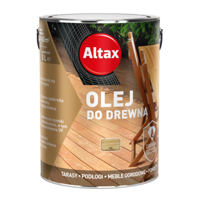 Altax Olej do drewna 5 l dąb