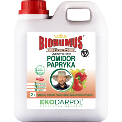 Nawóz BIOHUMUS EXTRA pomidor papryka 2 l Ekodarpol