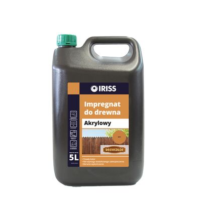 IRISS Impregnat akrylowy do drewna 5 l buk