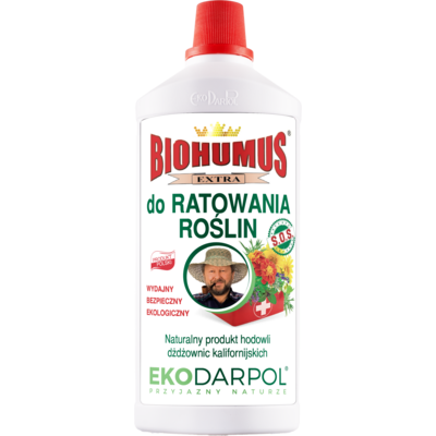 Nawóz BIOHUMUS EXTRA SOS do ratowania roślin 1 l Ekodarpol