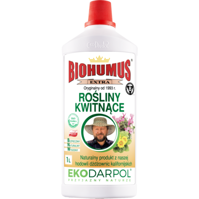 Nawóz BIOHUMUS EXTRA kwiaty kwitnące 1 l EKODARPOL