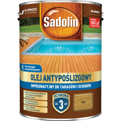 Olej antypoślizgowy Dąb 4,5L