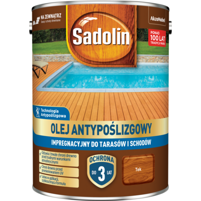Sadolin Olej antypoślizgowy Tek 4,5 l