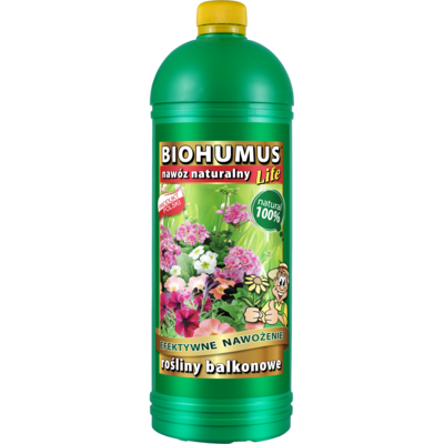 Nawóz BIOHUMUS lIFE rośliny balkonowe 1 l EKODARPOL