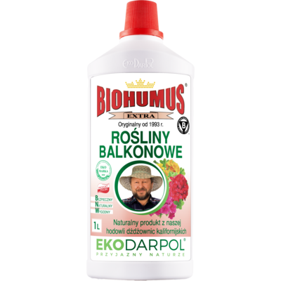 Nawóz BIOHUMUS EXTRA rośliny balkonowe 1 l EKODARPOL