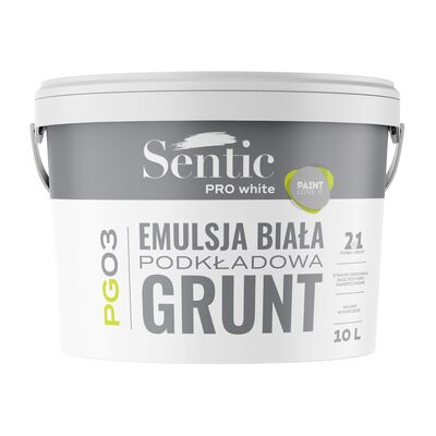 Sentic Emulsja podkładowa GRUNT PG03 biały 10 l