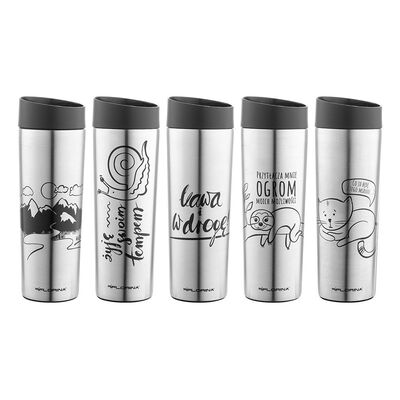 Kubek termiczny nierdzewny 350 ml mix 5